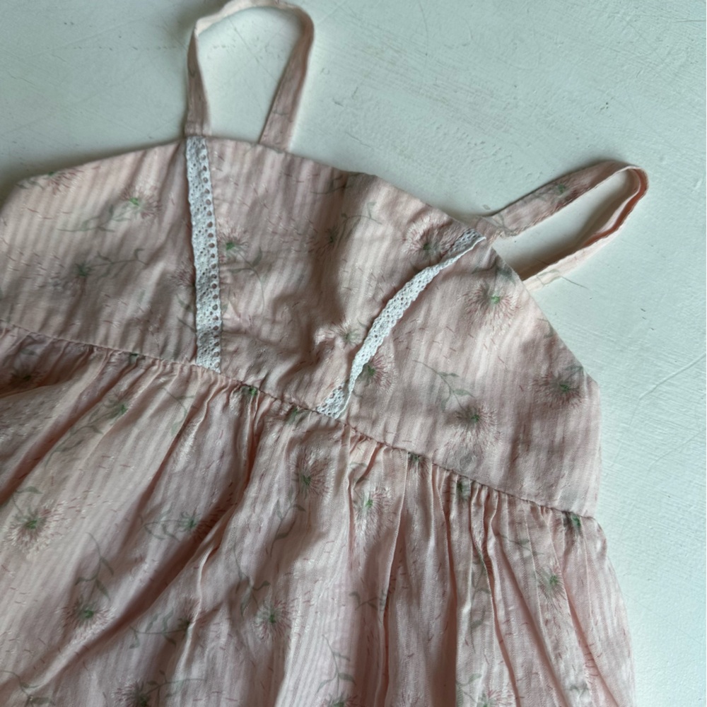 Bundle Tahari Light Pink Ruffled Dress and H&M Yellow Tiered Dress - Picture 3 of 8